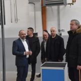 Slávnostné poklepanie základného kameňa Vážskej cyklomagistrály v areáli našej školy