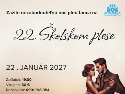 Pozvánka na 22. školský ples