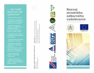 Informačný buletín - Rozvoj stredného odborného vzdelávania