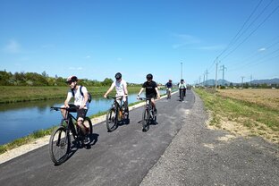 Zväčšiť fotografiu - Otvorenie ďalšieho úseku vážskej cyklomagistrály