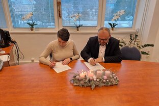 Zväčšiť fotografiu - Podpísali sme memorandum o spolupráci s úradom práce, sociálnych vecí a rodiny v považskej bystrici