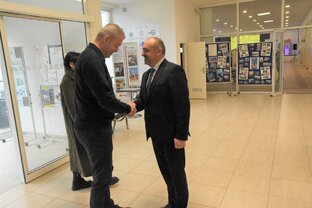 Zväčšiť fotografiu - Slávnostné otvorenie telocvične a predstavenie projektu debarierizácie