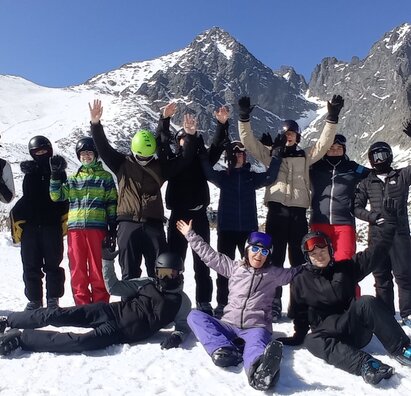 2. turnus lyžiarskeho výcviku vo Vysokých Tatrách - triedy 1.A a 1.C