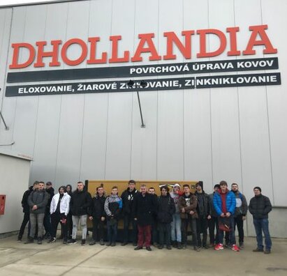 Exkurzia 3. A triedy odboru mechanik nastavovač vo firme DHOLLANDIA Central Europe s.r.o. 