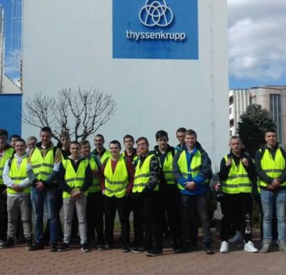 Odborná exkurzia vo výrobnom závode PSL, a.s. – Thyssenkrupp