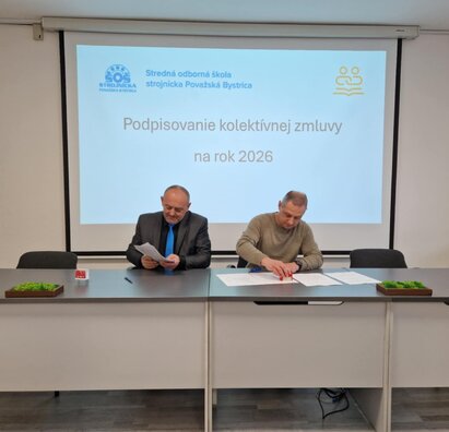 Podpis kolektívnej zmluvy