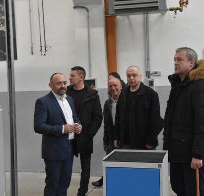 Slávnostné poklepanie základného kameňa Vážskej cyklomagistrály v areáli našej školy