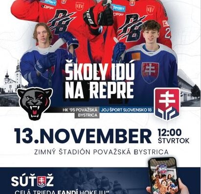 Zapájame sa do projektu „Školy idú na repre“!