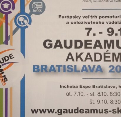 Žiaci 4. ročníkov na veľtrhu vysokých škôl Gaudeamus v Bratislave