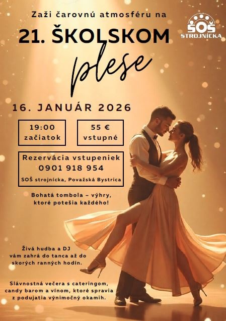 21. školský ples SOŠ strojníckej