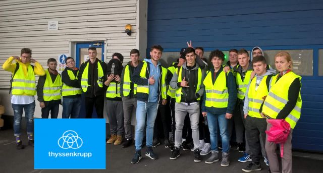 Odborná exkurzia vo firme Thyssenkrupp