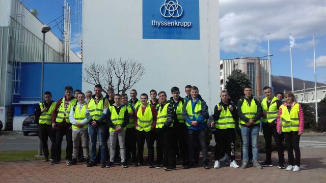 Odborná exkurzia vo výrobnom závode PSL, a.s. – Thyssenkrupp