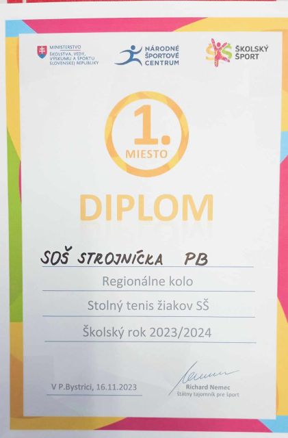 Regionálne kolo v stolnom tenise