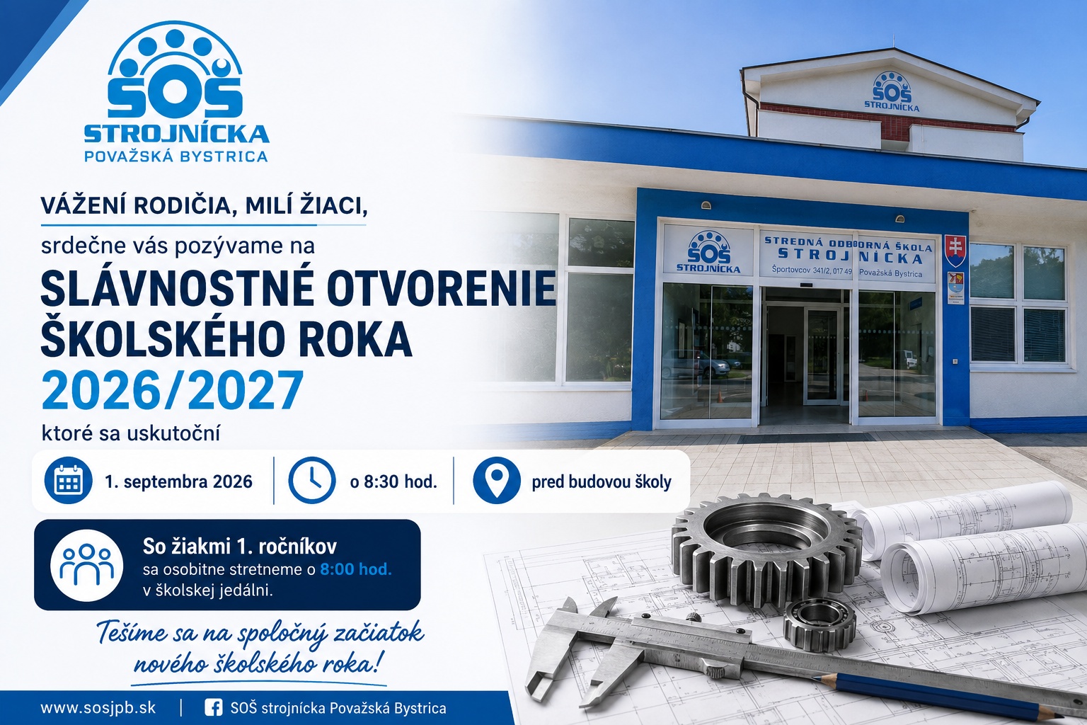 Slávnostné otvorenie školského roka 2026/2027