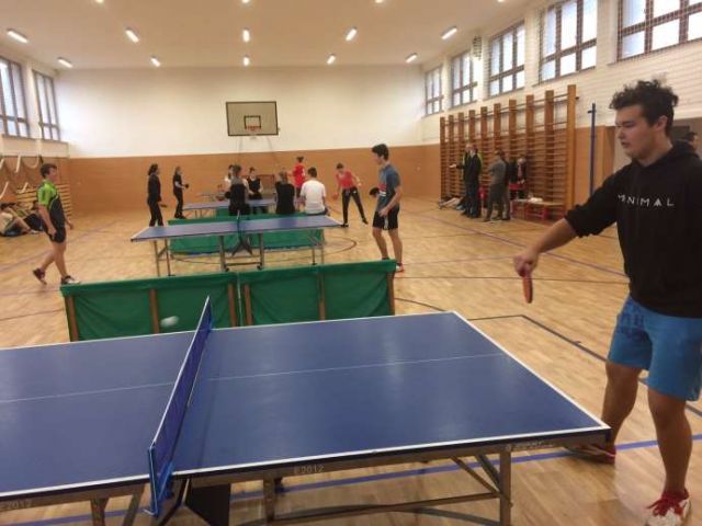 Stolný tenis – okresné kolo stredných škôl